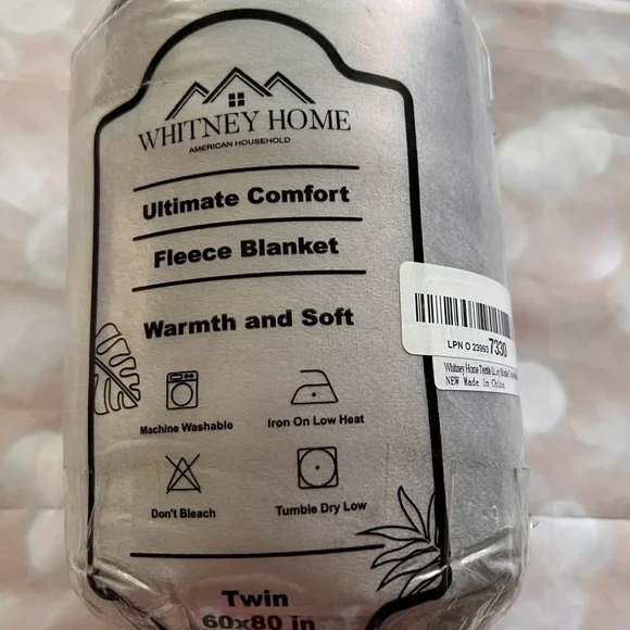 Plush Gray Blanket - Picture 8 of 8